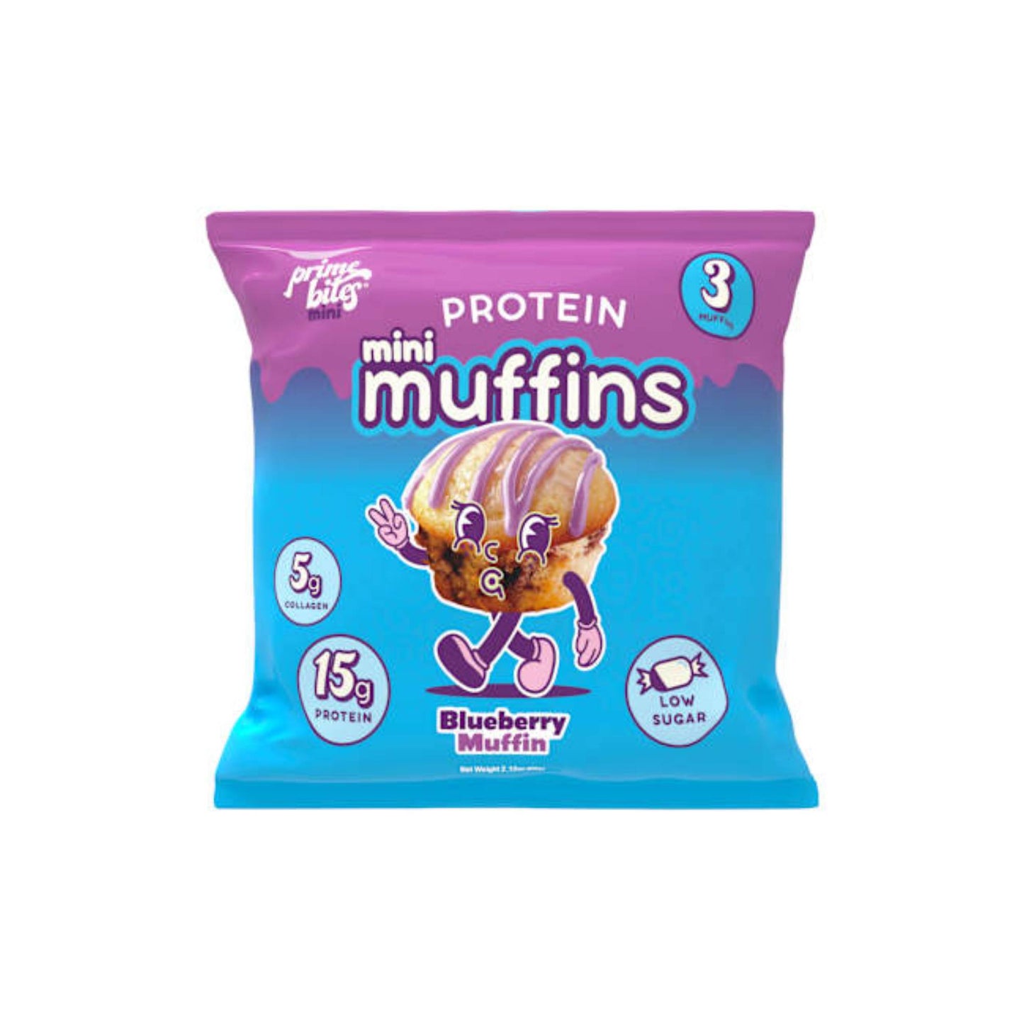 ALPHA PRIME BITES - PROTEIN MINI MUFFINS BLUEBERRY