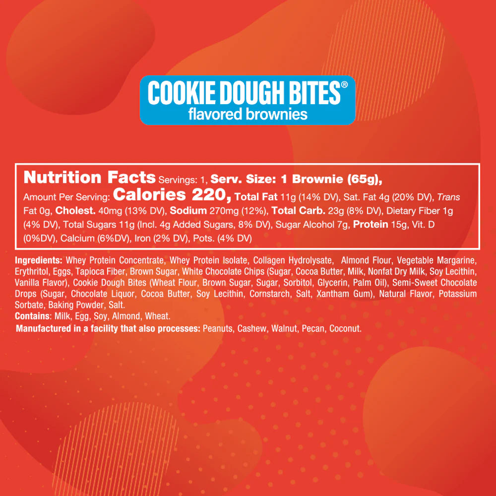 ALPHA PRIME BITES - PROTEIN BROWNIE COOKIE DOUGH BITES