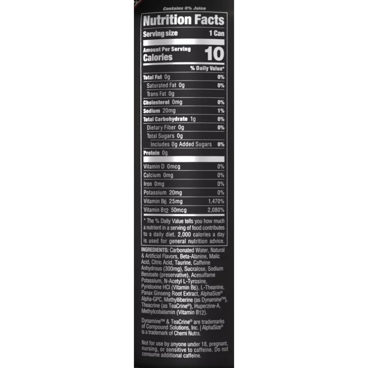 Bucked Up – Energy Drink WILD ORCHARD 473ML