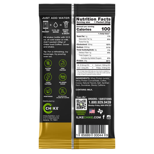 Chike - Protein Iced Coffee CHOCOLATE CARAMEL 30g