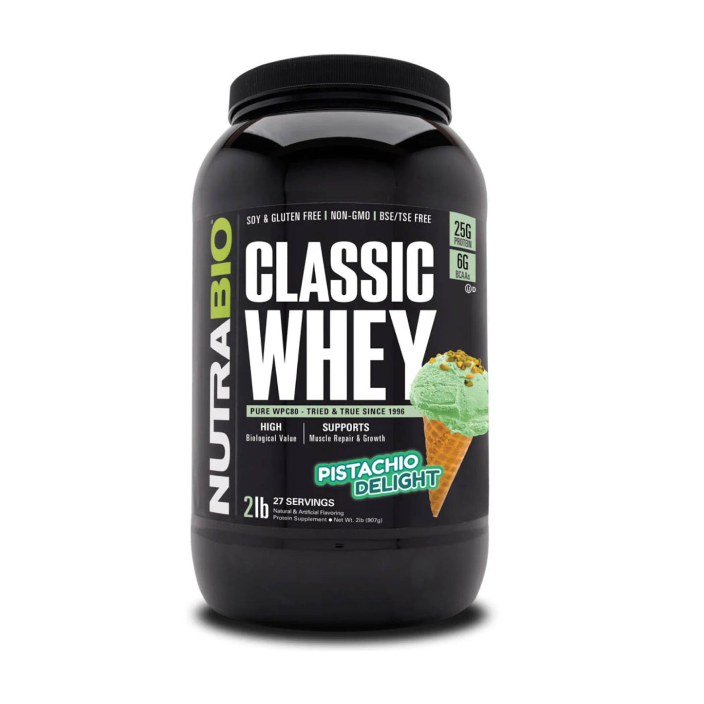 Nutrabio - Classic Whey PISTACHIO DELIGHT 2lbs
