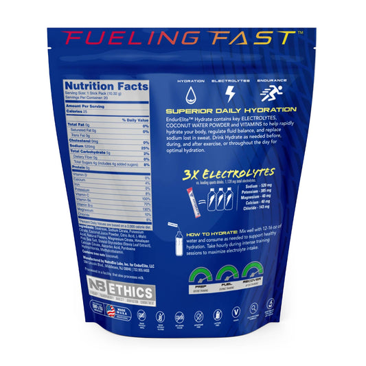 ENDURELITE - HYDRATE ELITE STICK PACKS VARIETY 20SVG