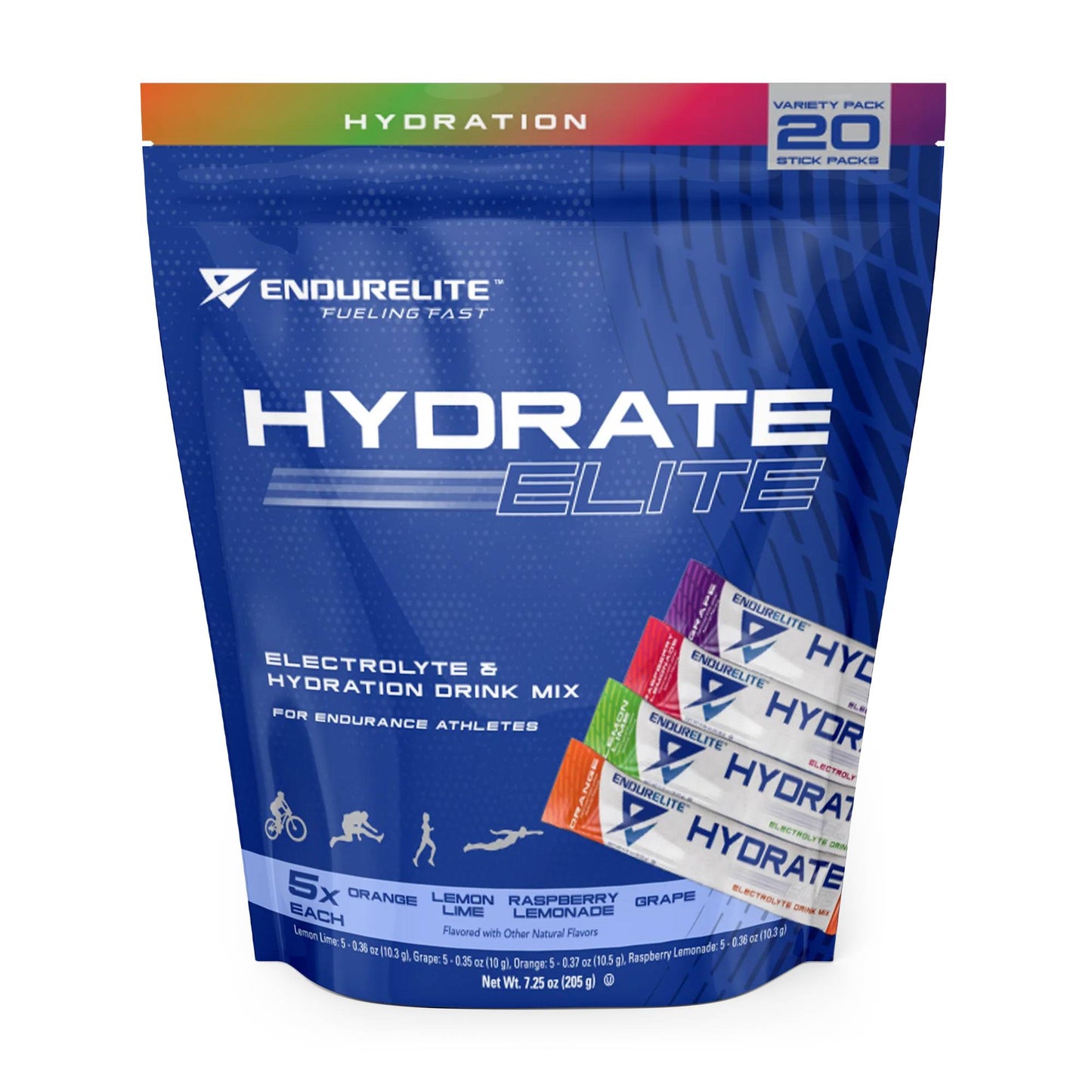 ENDURELITE - HYDRATE ELITE STICK PACKS VARIETY 20SVG