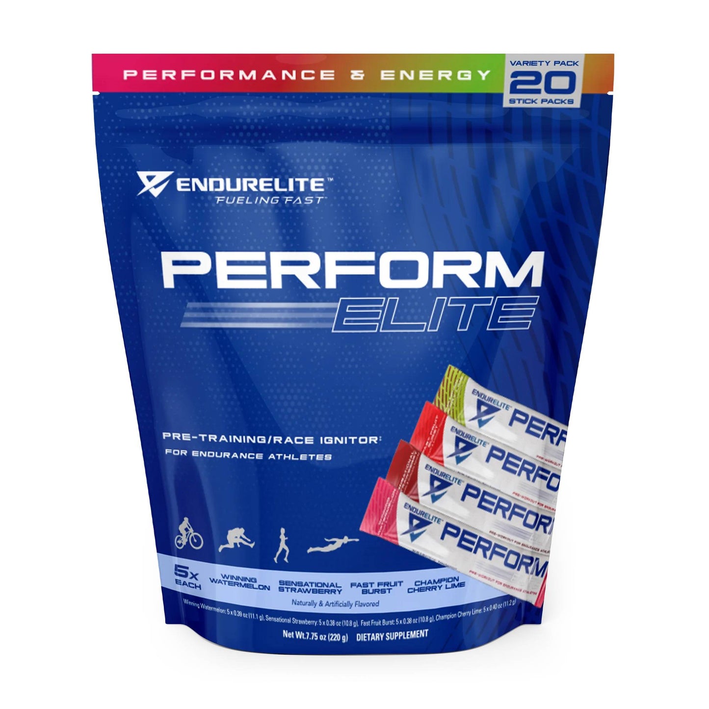 ENDURELITE - PERFORM ELITE STICK PACKS VARIETY 20SVG