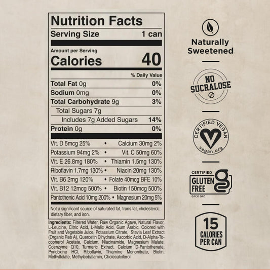 FITAID - Low Calorie Recovery + HAWAIIAN NECTAR 355ML