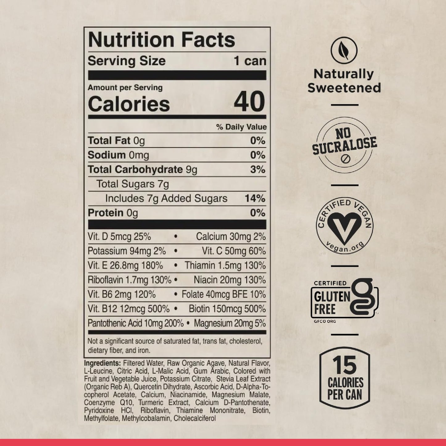 FITAID - Low Calorie Recovery + STRAWBERRY LEMONADE 355ML