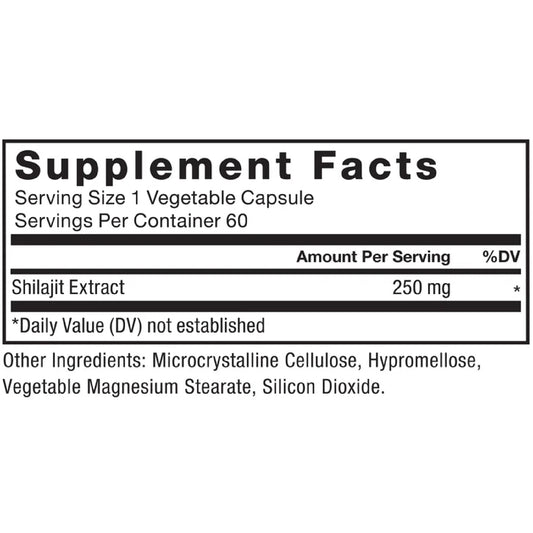 Force Factor - SHILAJIT 60 Capsules