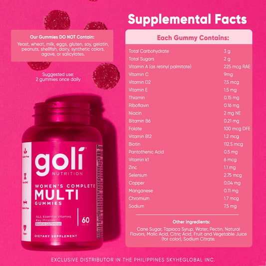 Goli - Women's Complete Multi 60 Gummies
