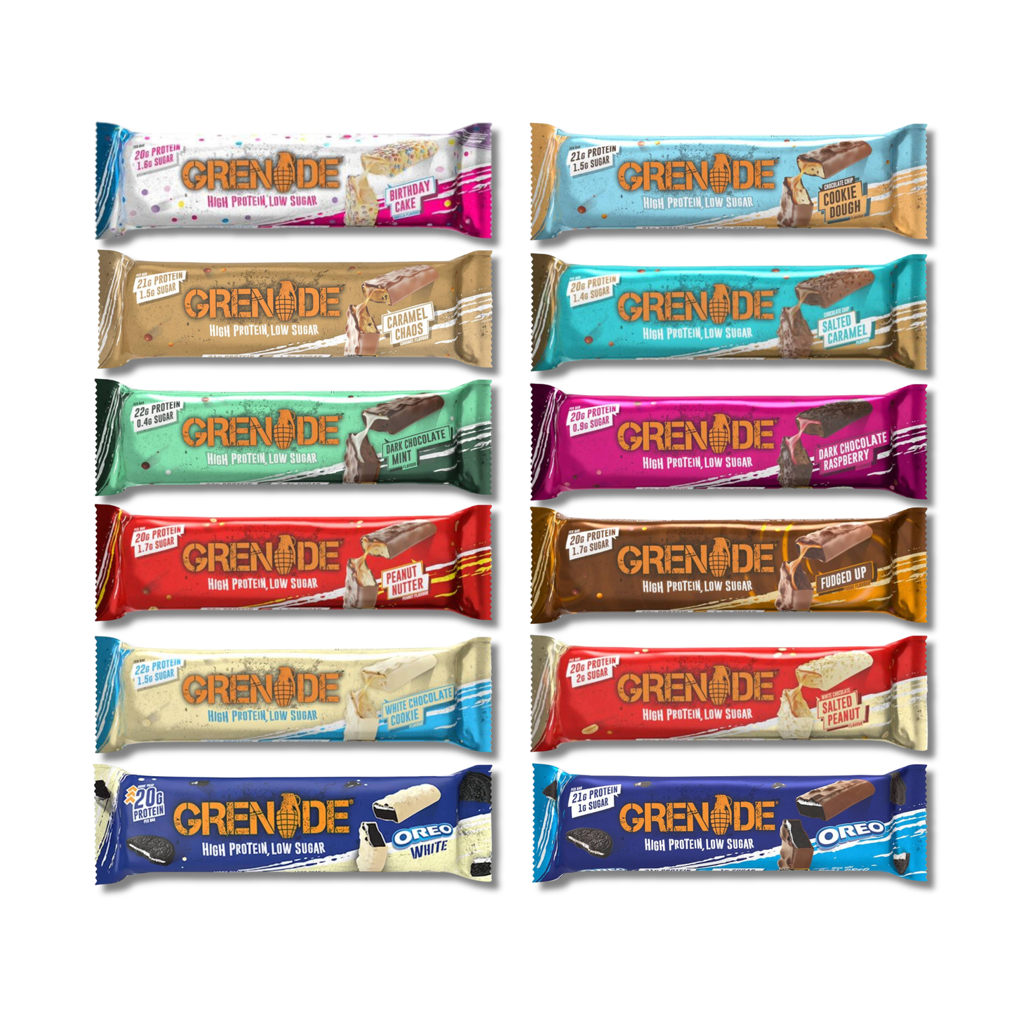 Grenade Bar Taste Collection Box (12pcs)