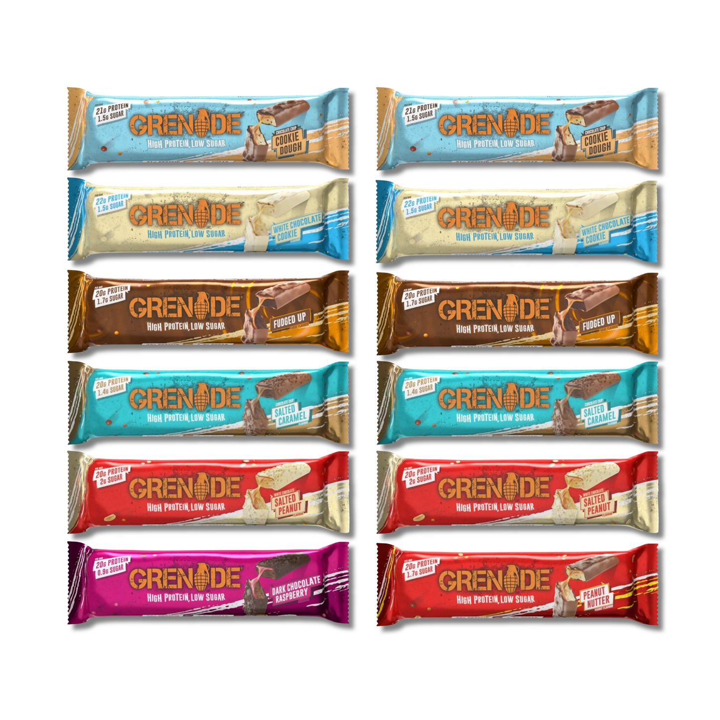 Grenade Bar Taste Collection Box (12pcs)
