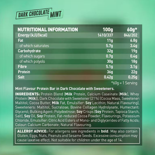 Grenade – Protein Bar DARK CHOCOLATE MINT