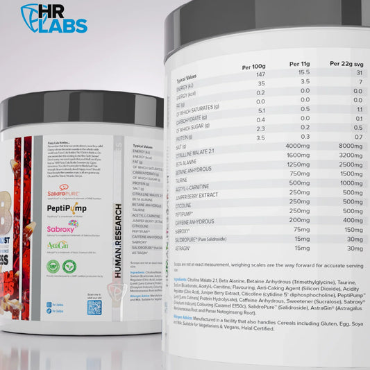 HR LABS - Defib V4 FIZZY COLA BOTTLES 420g