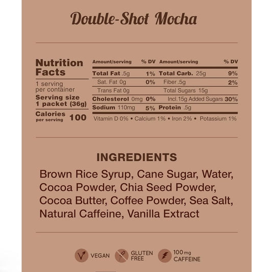 Huma – Chia Energy Gel Double Shot Mocha 36G