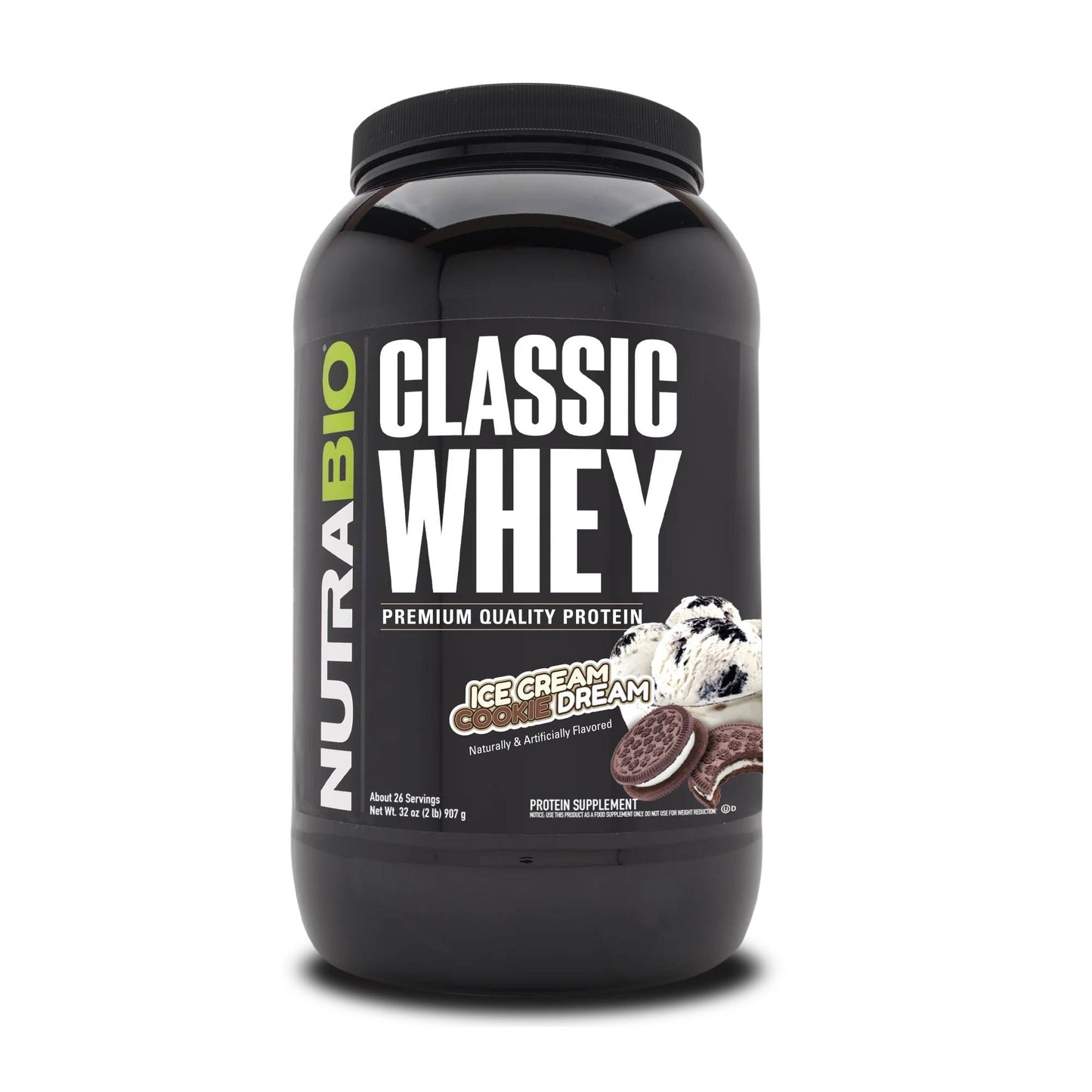 Nutrabio – Classic Whey ICE CREAM COOKIE DREAM 2lbs