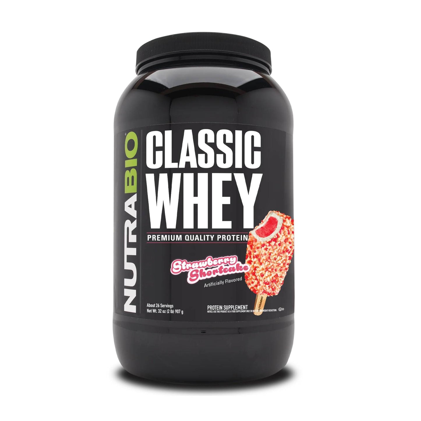 Nutrabio - Classic Whey STRAWBERRY SHORTCAKE 2lbs