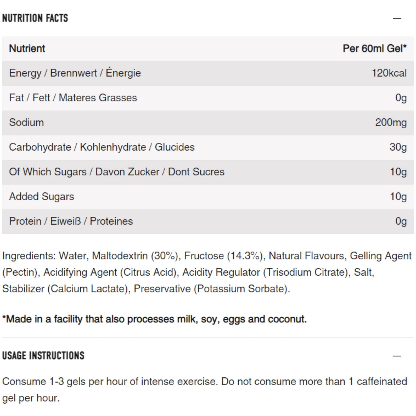 NEVERSECOND - C30+ Energy Gel BERRY 60ML