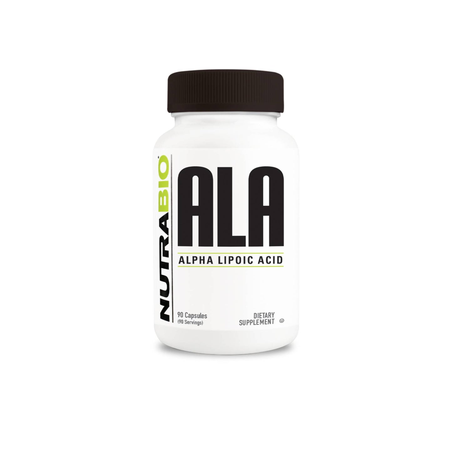 Nutrabio – Alpha Lipoic Acid (300mg) 90 Vegetable Capsules (11/1/25 Exp)