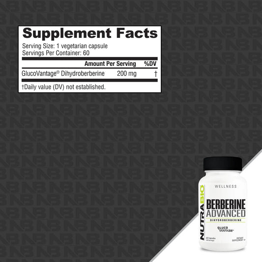 Nutrabio – Berberine Advanced (200 mg) 60CAPS