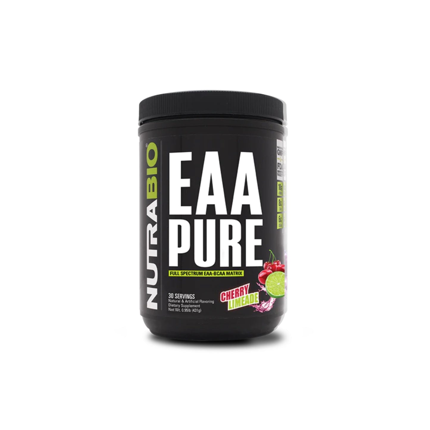 Nutrabio - EAA PURE CHERRY LIMEADE 30 Servings