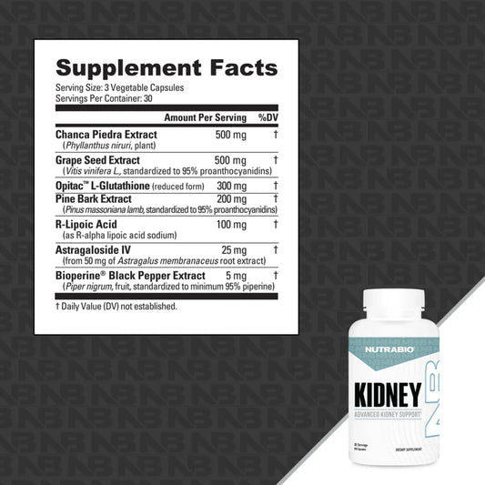 Nutrabio - KIDNEY 90 Capsules