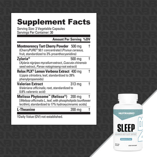 Nutrabio - SLEEP 90 Capsules