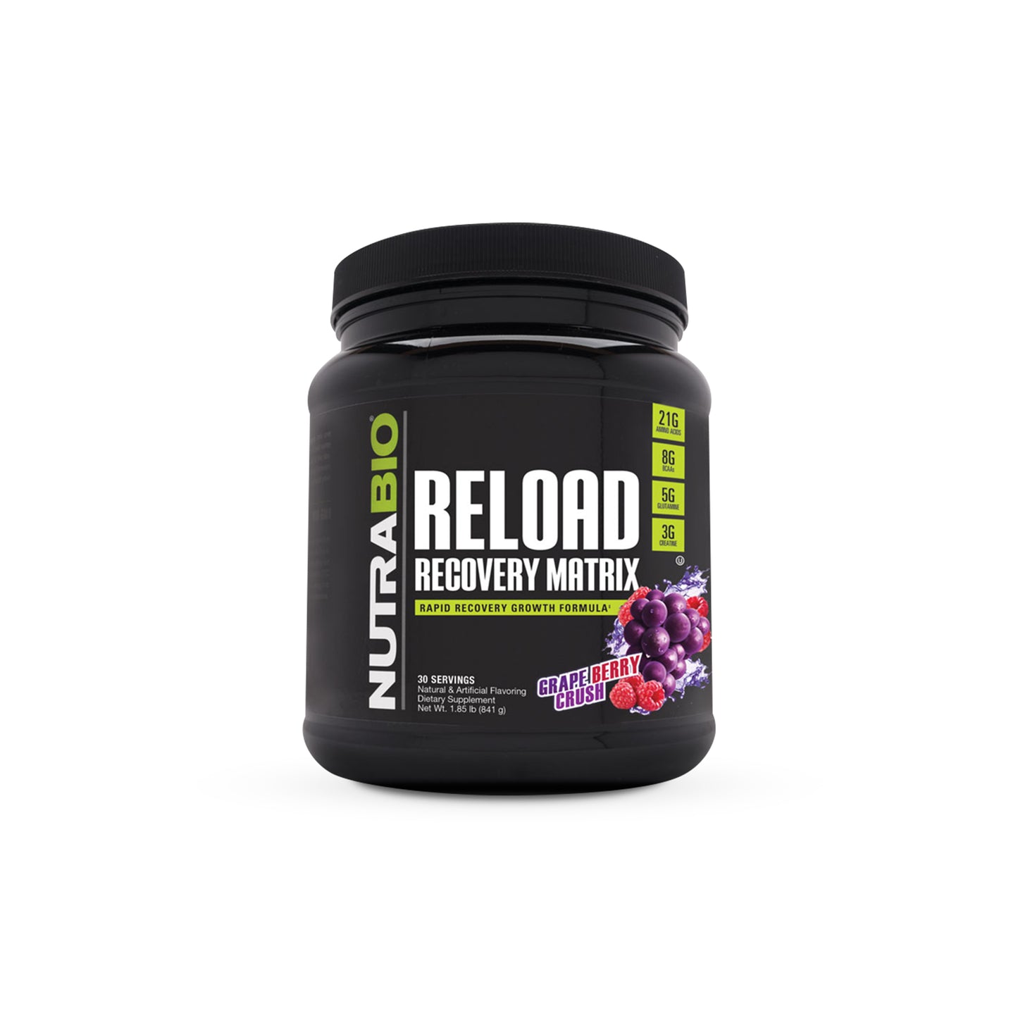 Nutrabio - Reload Recovery Matrix GRAPE BERRY CRUSH 30 Servings