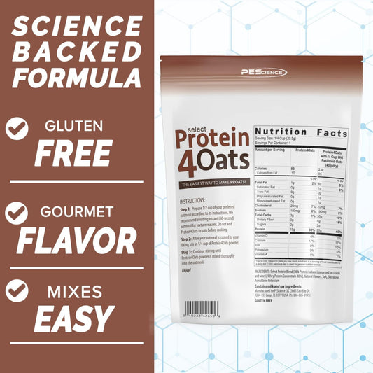 PESCIENCE - Select Protein4Oats MAPLE BROWN SUGAR 246G