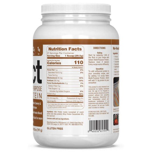 PESCIENCE - Select Multi-Purpose Blend UNFLAVORED WHEY + CASEIN BLEND 797g