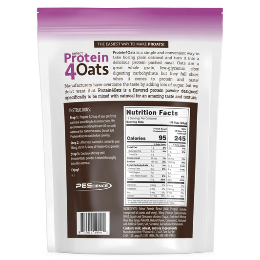 PESCIENCE - Select Protein4Oats FRENCH TOAST 312G