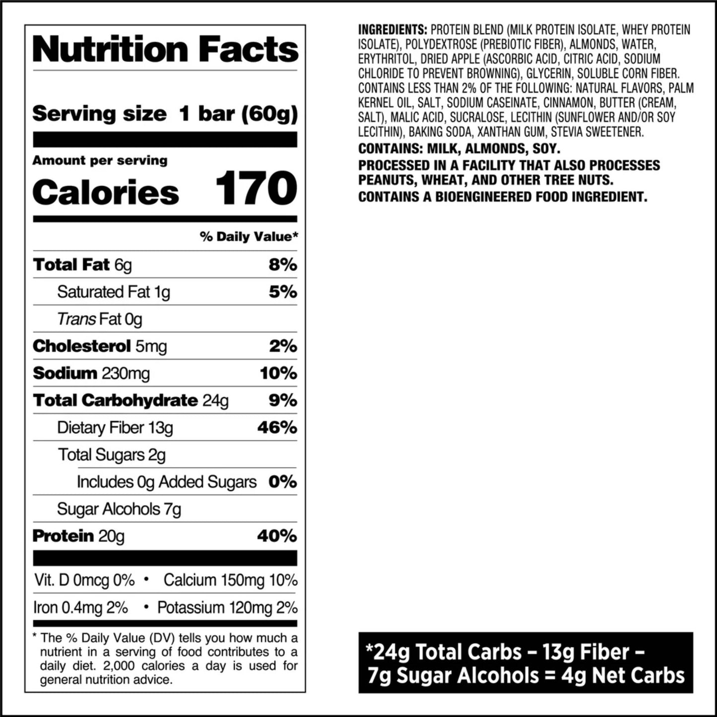Quest Nutrition – Protein Bar APPLE PIE
