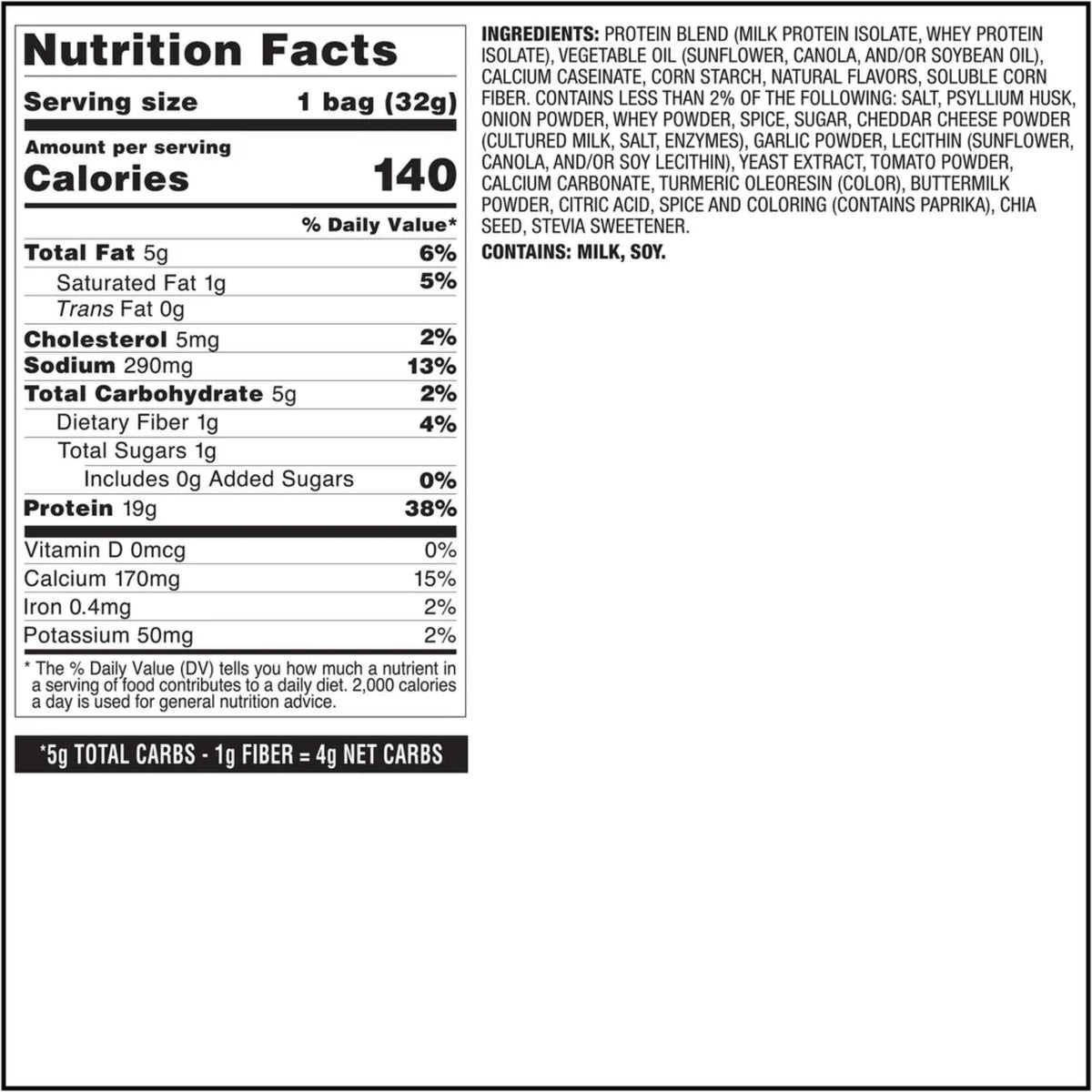 Quest Nutrition - Tortilla Style Protein Chips PIZZA