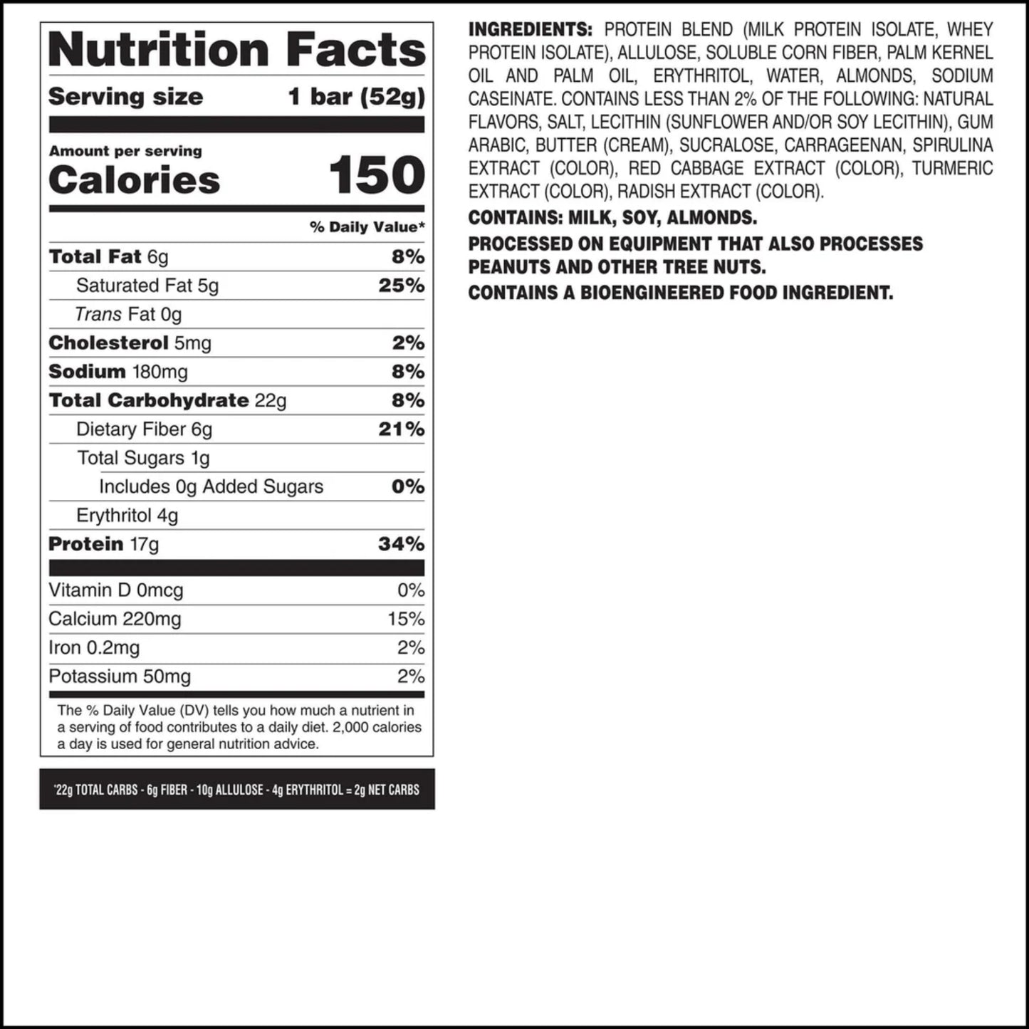 Quest Nutrition – Crispy Protein Bar BIRTHDAY CAKE