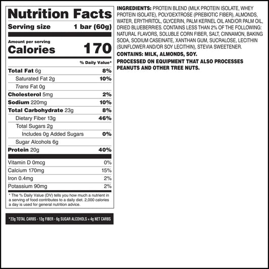 Quest Nutrition – Protein Bar BLUEBERRY MUFFIN