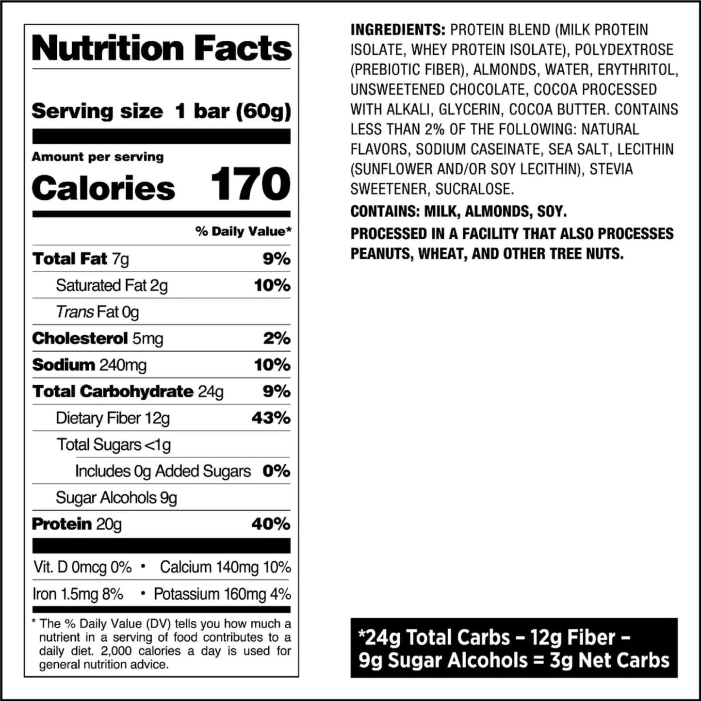 Quest Nutrition – Protein Bar DOUBLE CHOCOLATE CHUNK