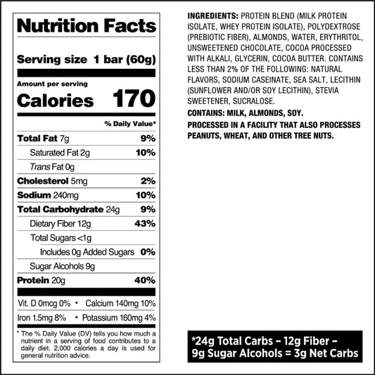 Quest Nutrition – Protein Bar DOUBLE CHOCOLATE CHUNK