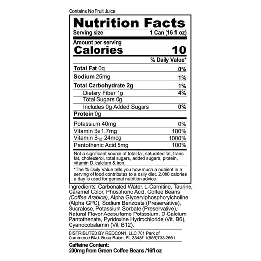 RedCon1 – High Performance Energy Drink JOLT COLA 473ML