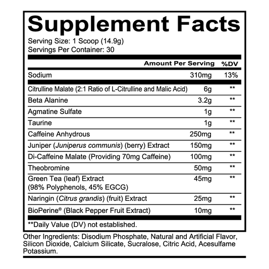 RedCon1 – Total War Pre-Workout BLUE LEMONADE