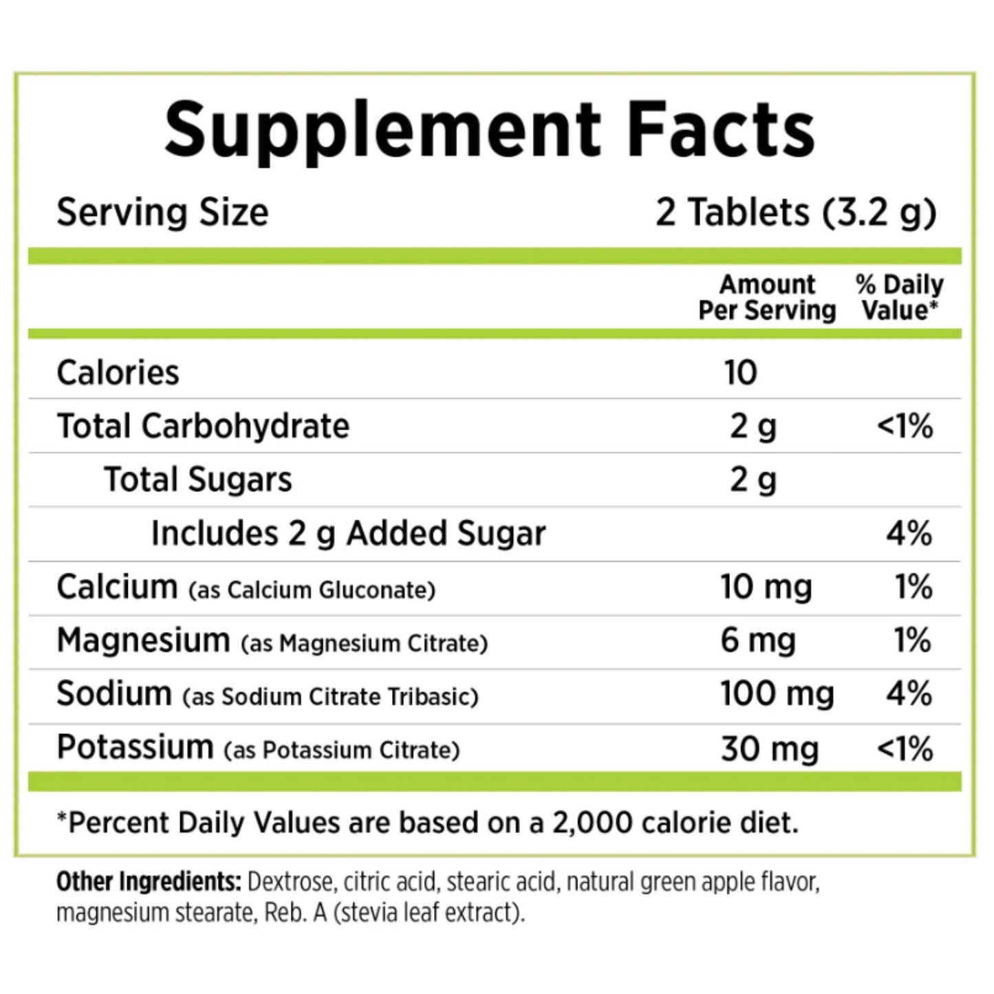 SaltStick - FastChews GREEN APPLE 10ct