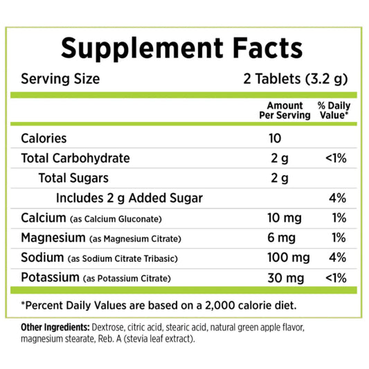 SaltStick - FastChews GREEN APPLE 10ct