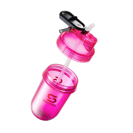 Shakesphere – Tumbler Flip Straw Mini Bottle TRITAN PINK 400ml
