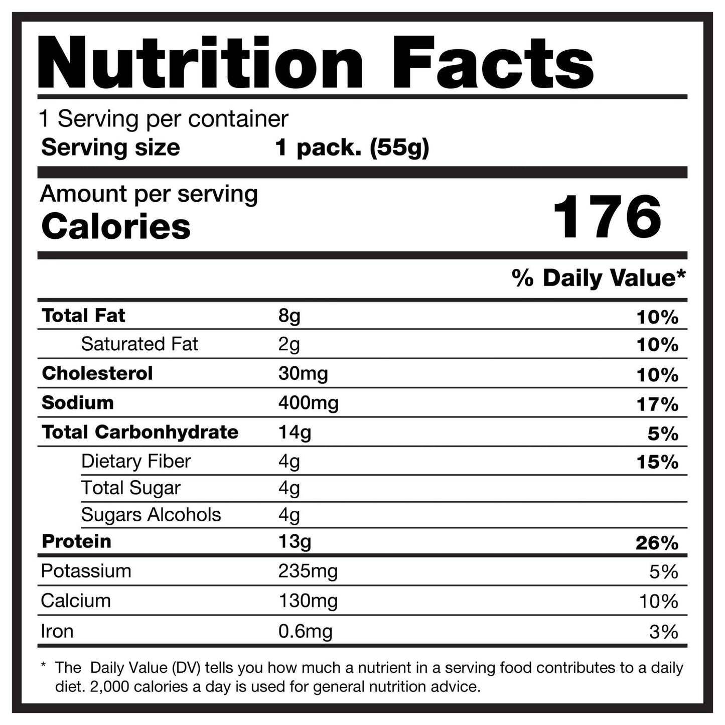 Smarter Snacks - Protein Pancakes DOUBLE CHOCOLATE CREAM