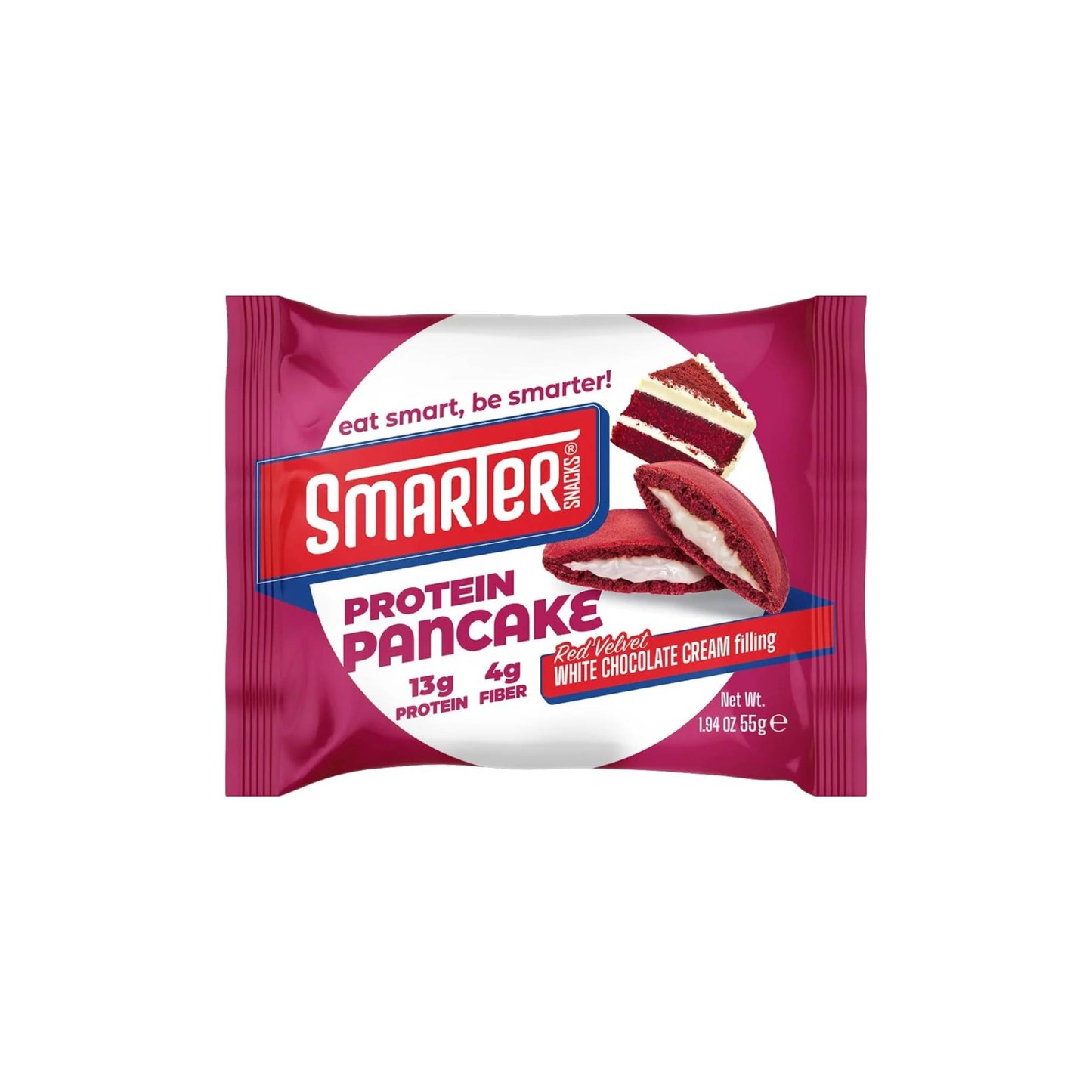 Smarter Snacks - Protein Pancakes RED VELVET WHITE CHOCOLATE CREAM