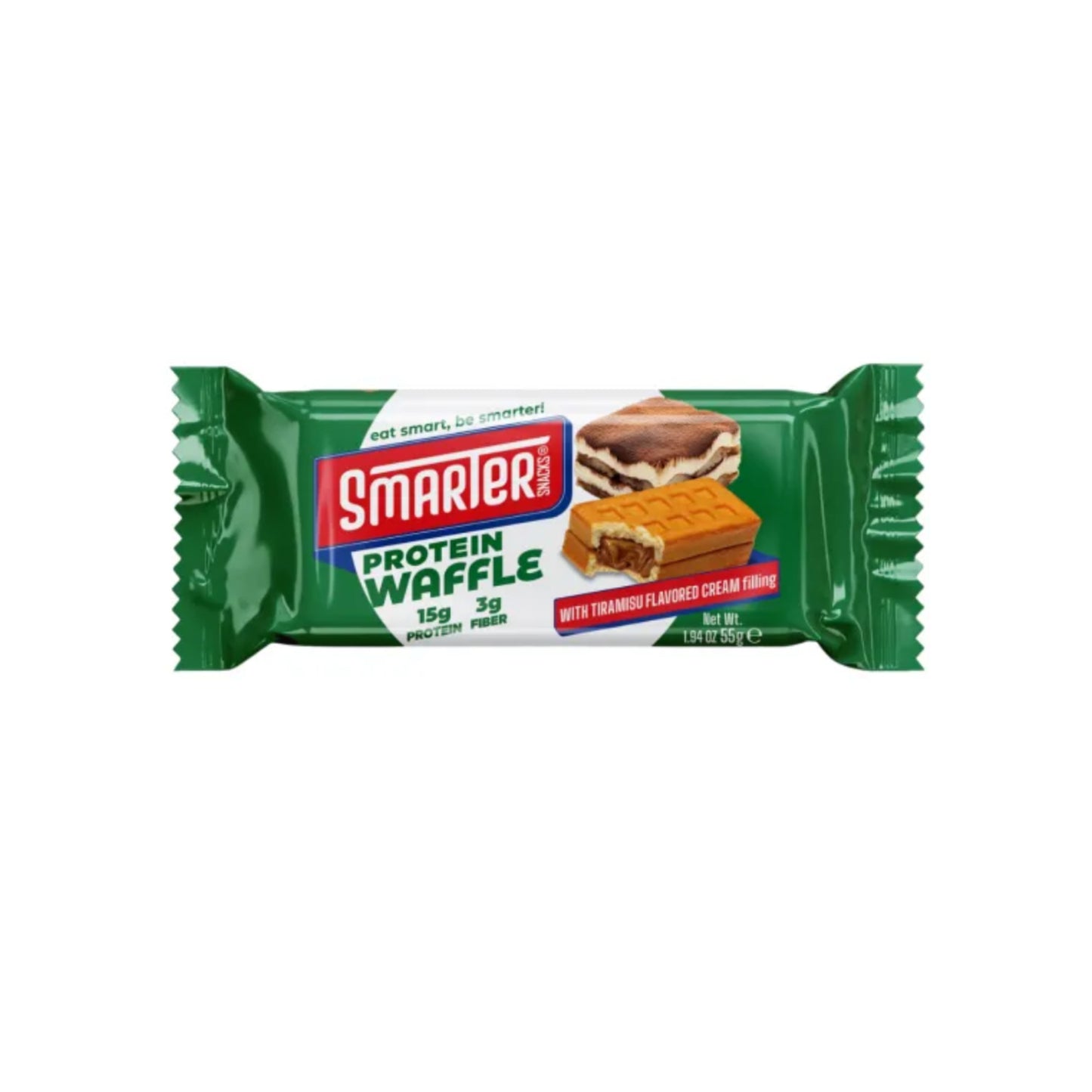 Smarter Snacks - Protein Waffle with TIRAMISU FLAVORED CREAM