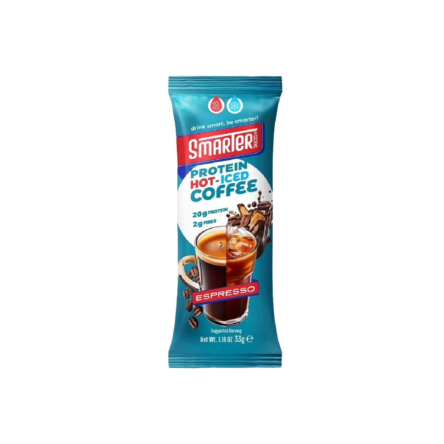 Smarter Snacks - Protein Hot-Iced Coffee ESPRESSO 33G