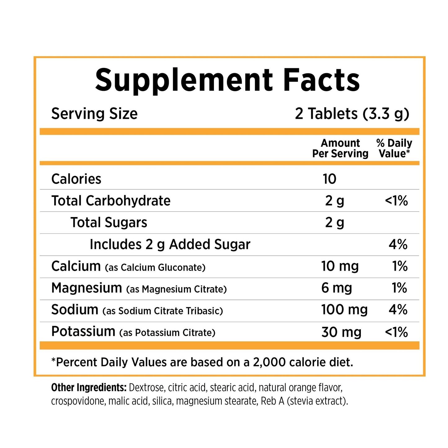 SaltStick - FastChews TART ORANGE 10ct