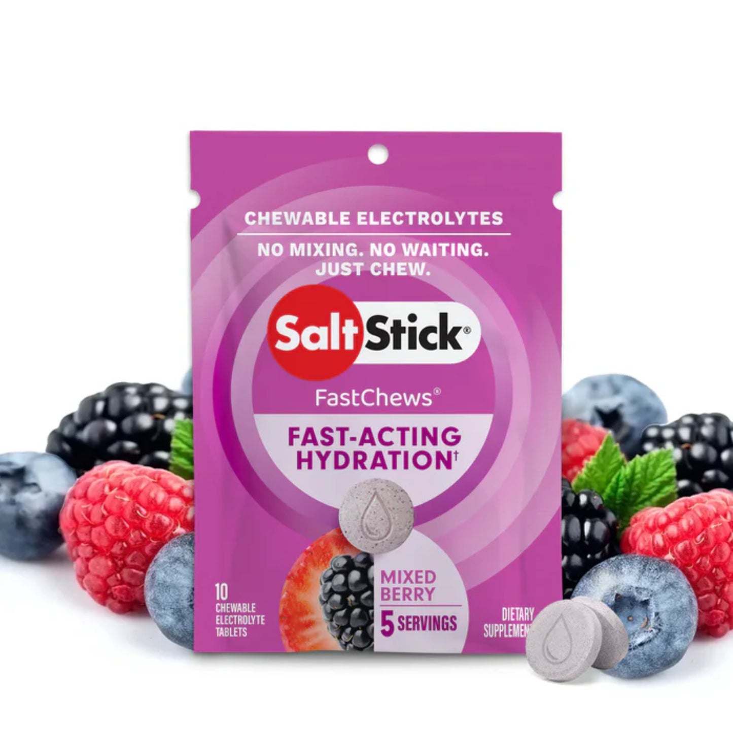 SaltStick - FastChews MIXED BERRY 10ct