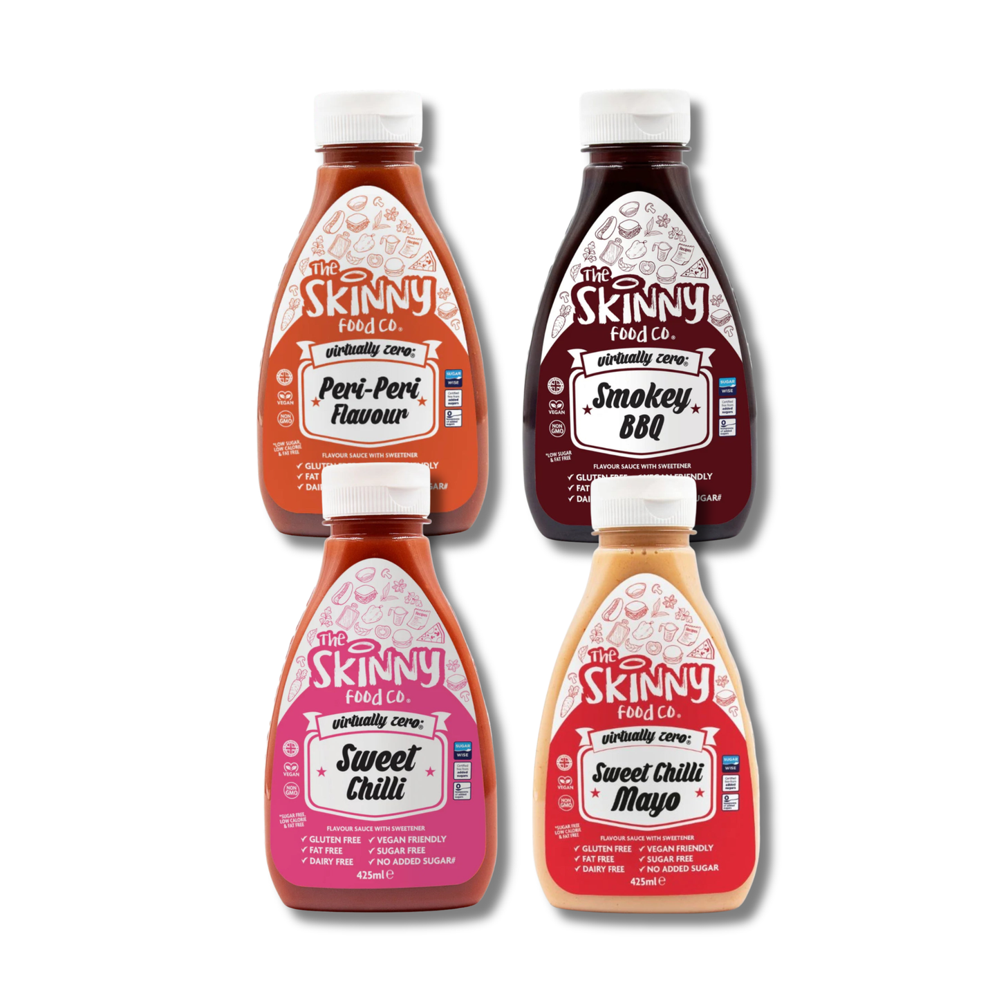 Skinny Co. Sauces Bold & Savory (4pcs) - 425ML