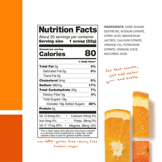 Skratch Labs – Hydration Sports Drink Mix ORANGE 22g