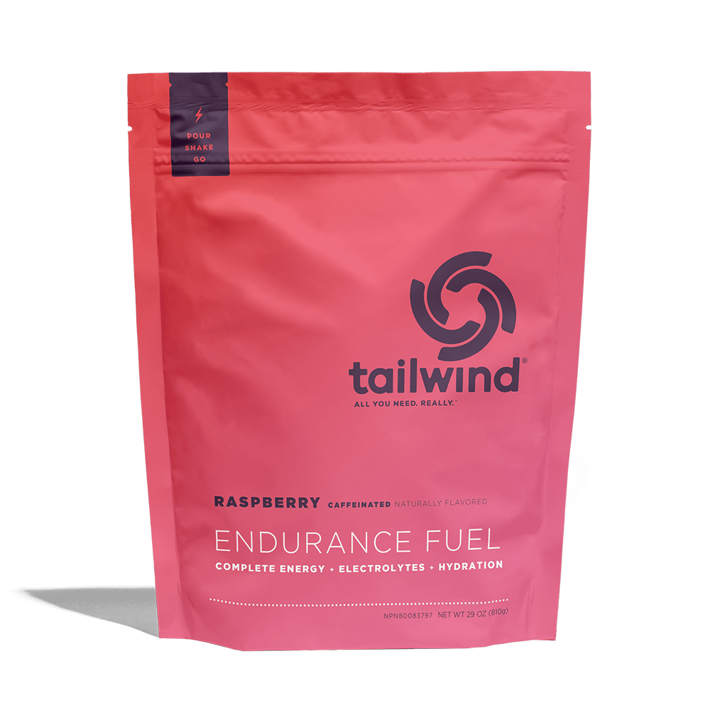 TAILWIND - ENDURANCE FUEL RASPBERRY CAFFEINATED 810G