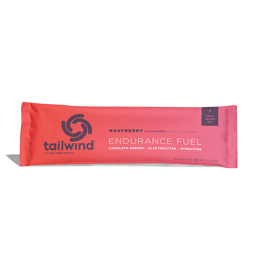 TAILWIND - ENDURANCE FUEL RASPBERRY CAFFEINATED 54G